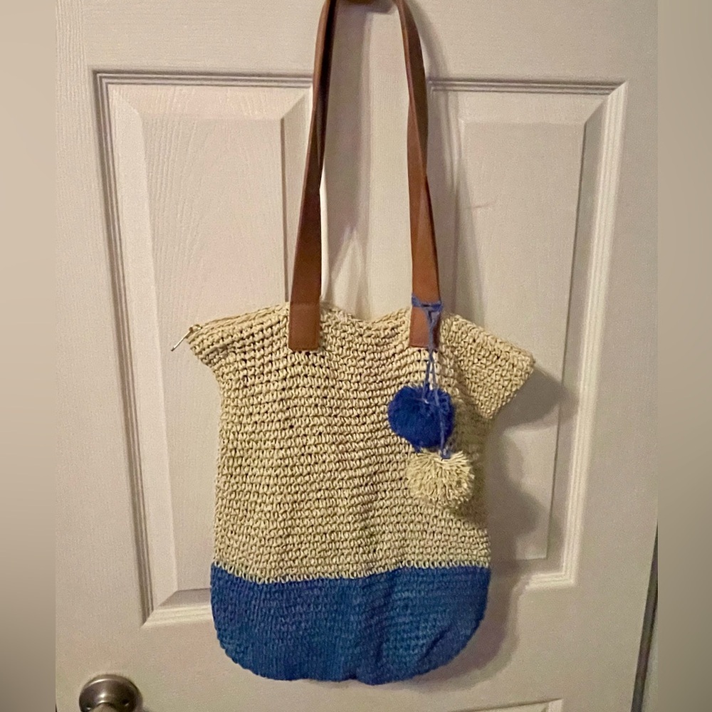 Women’s Raffia Shoulder Tote. btb By Stitch Fix